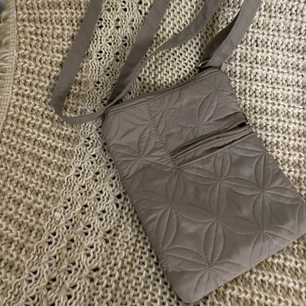 Cross body fabric bag